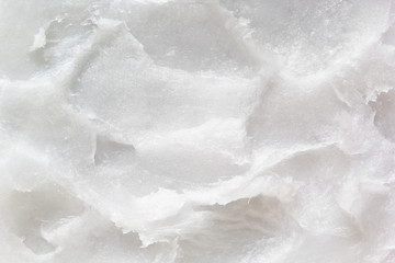 Coconut oil texture. Food ingredient, healthy fat. White coconut butter closeup background - obrazy, fototapety, plakaty