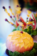 Fruit carving owoce na talerzu © arteffect.pl