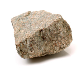Rocks on a white background