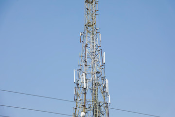 Antenna broadcast signal telecommunication tower 