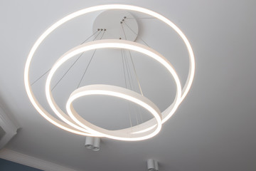  lamp on a white background. Furniture icons. Chandeliers, lamps, lamps, shine, electric car,...