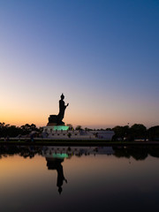Standing Buddha statue in Thailand