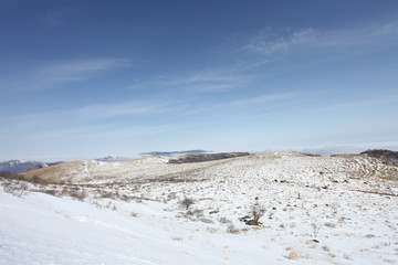 車山付近の登山道