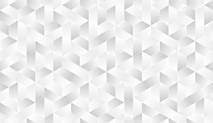 White texture, seamless abstract polygonal cool background