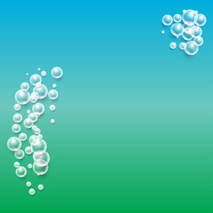 Background with transparent bubbles