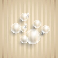Background with transparent bubbles