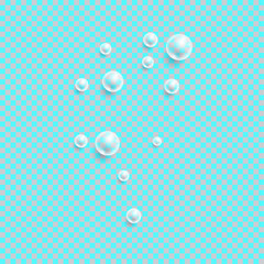 Background with transparent bubbles