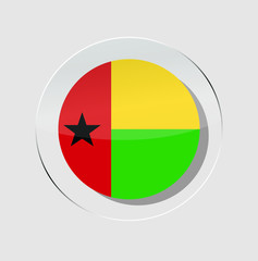 icon of the guinea bissau country flag with a white background