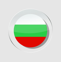 bulgaria country flag circle icon with white background