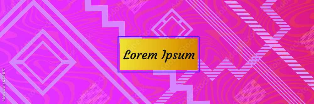 Fototapete abstract modern background. geometric shapes and lines. colorful gradient vector texture