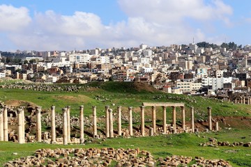 Obraz premium Madaba, capital de la Gobernación de Madaba en Jordania.