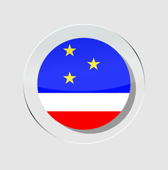gagauzia country flag circle icon with white background
