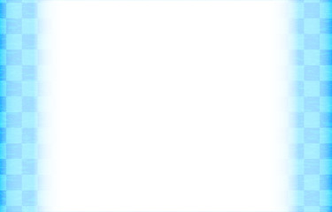 背景素材：青い和柄のフレーム