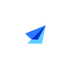 paper plane overlap logo