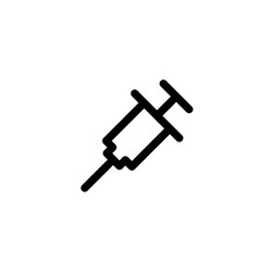 Vector illustration, syringe icon design