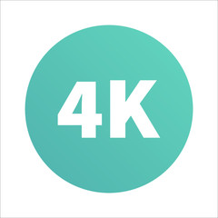 4K FullHD color gradient app icon design