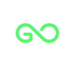 initial G O logo