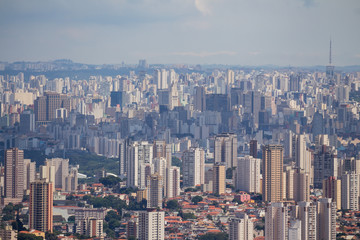 Fototapeta na wymiar Centro Velho de São Paulo em close