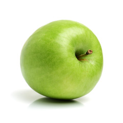 Green apple isolated on white background