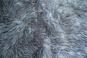 gray fake fur texture background