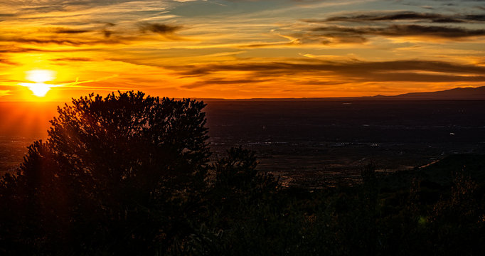 Sunset in the Desert Southwest