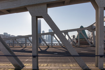 Koninginnebrug bridge in Rotterdam