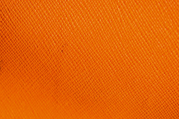 Orange Color Leather Texture Background