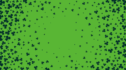 Happy Saint Patrick's day green background
