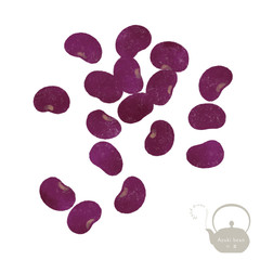 小豆のイラスト