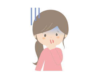 Surprised young woman