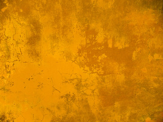 Abstract background painted in Golden yellow