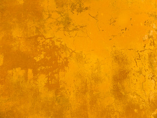 Abstract background painted in Golden yellow