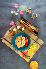 Fillet of cod, rice and leek fondue