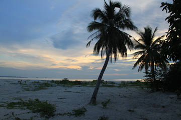 Sunset at Turtle Island, Borneo