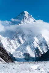 Crédence de cuisine en verre imprimé K2 Montagne K2 de Concordia, la deuxième plus haute montagne du monde, Pakistan