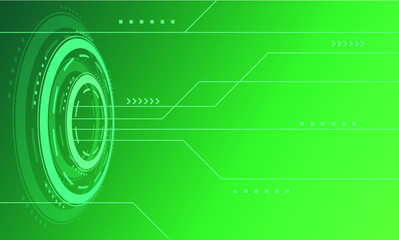 vector background with arrows technology green dynamic vector template 