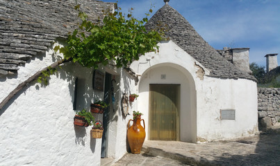 Alberobello in Apulien