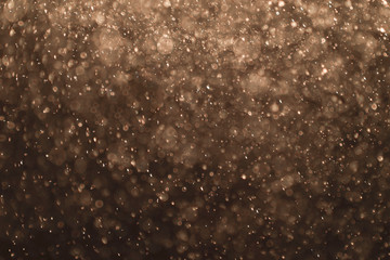 Abstract bokeh background with soft light brown color background Blur wall.