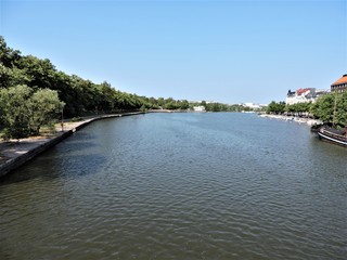 Obraz premium view of the river in Helsinki, Finland