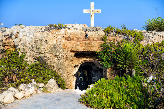 Agia Thekla's cave in Agia Napa, Cyprus