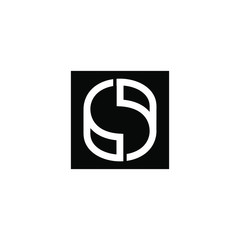 S letter logo icon template