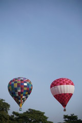 Fototapeta na wymiar Hot Air Balloons at the 10th Putrajaya International Hot Air Balloon Fiesta.