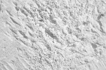 Rough limestone on wall closeup