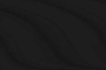 decorative soft fabric black smooth curve beauty abstract. textile  fashion matrix shape background