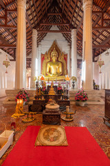 Tha Wung District, Lopburi / Thailand / February 29, 2020  :  Wat Lai (Phra Sri Ariya Temple). This...
