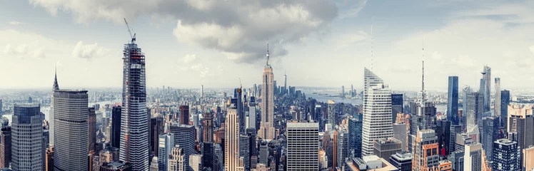Fotobehang skyline van new york © frank peters