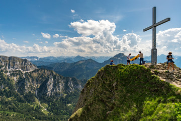 Hiking and climbing on the Tegelberg