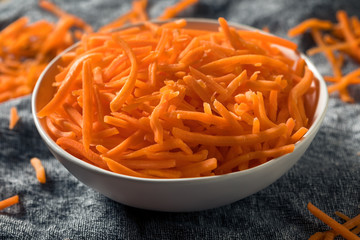 Raw Organic Orange Carrot Shreds