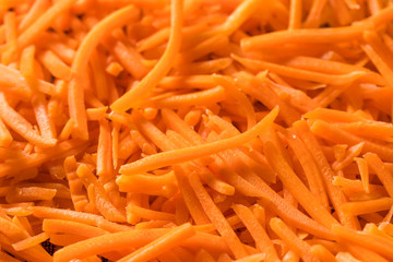 Raw Organic Orange Carrot Shreds