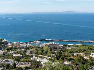 Fototapeta na wymiar Panorama da Capri